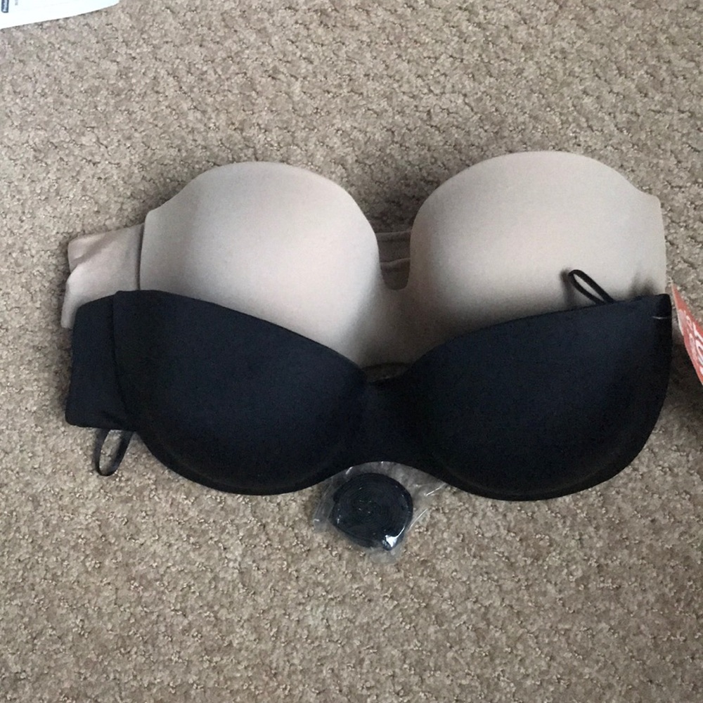 Warners this is not a bra strapless bras (2) 34 B